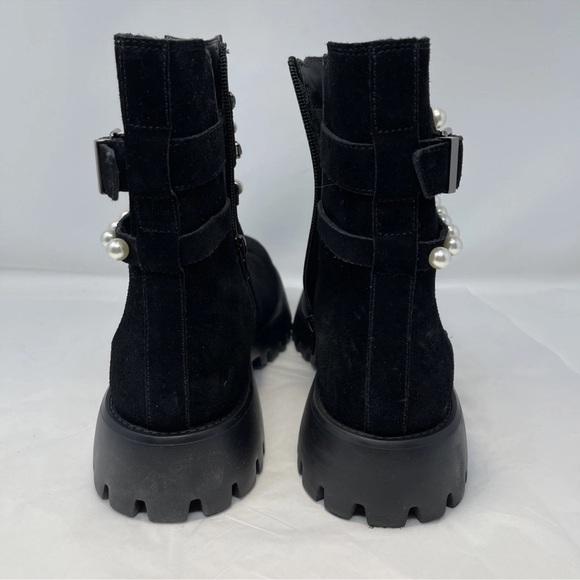 VANELI Women's Black Suede Zinnia Pearl Boots Sz 10 Narrow Brand New With Box - Picture 5 of 10